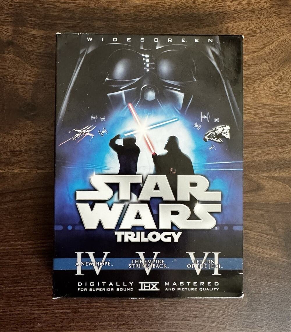 Star Wars Trilogy 3-Disc DVD Set Limited Edition Widescreen THX